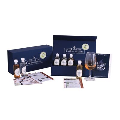 Organic World Rum Tasting Box - 6 fogli di degustazione da 40 ml inclusi - Confezione regalo Premium Prestige - Solo o Duo