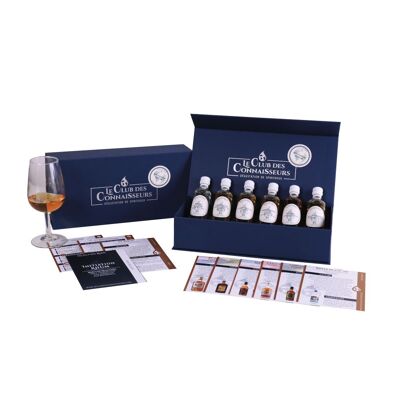 Rum Initiation Tasting Box - 6 x 40 ml Tasting Sheets Included - Premium Prestige Gift Box - Solo or Duo