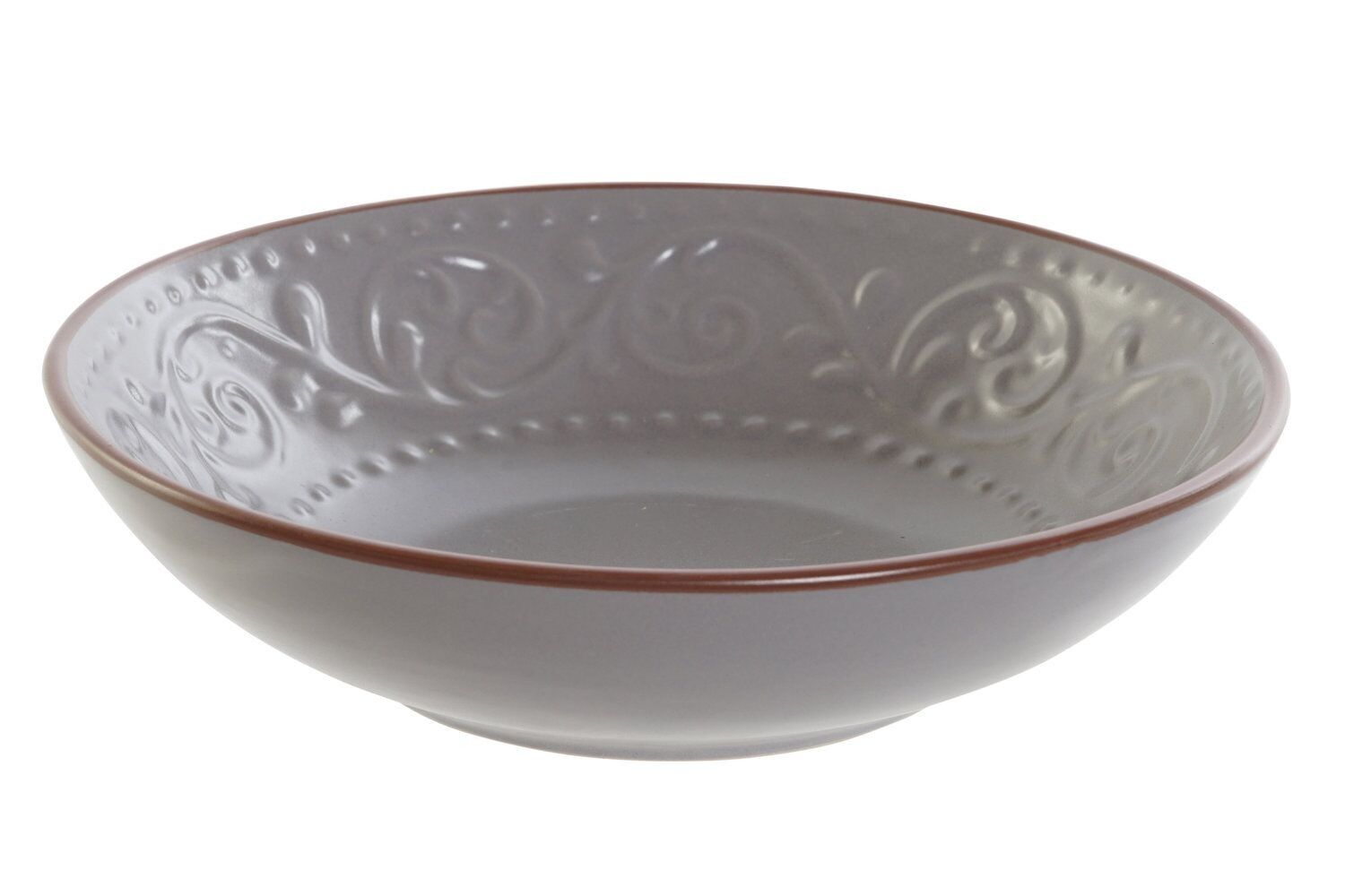 STEINZEUGPLATTE 20,5X20,5X5 GRAUES RELIEF PC188262