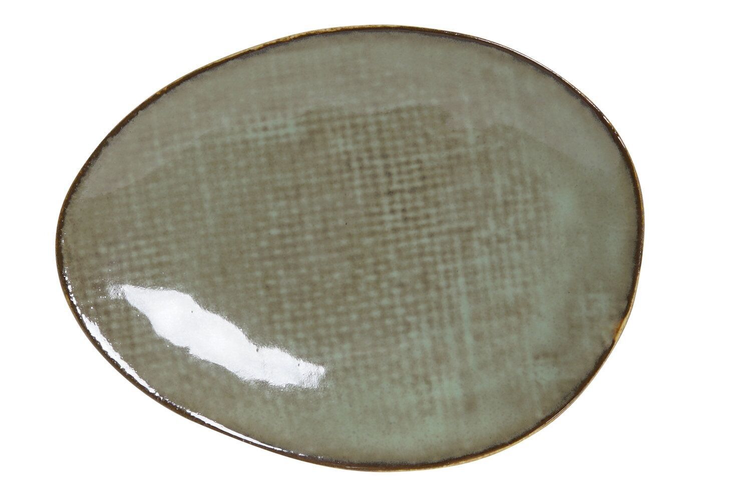 TÜRKIS GLASIERTE STEINZEUGPLATTE 27,9X23X2,5 PC189307