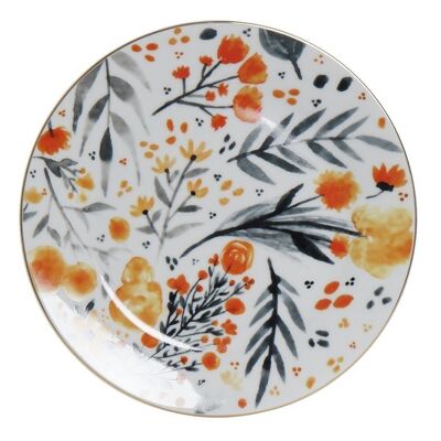 PLATO PORCELANA 19X19X2 PLATO PORCELANA FLORES 2 S PC189353