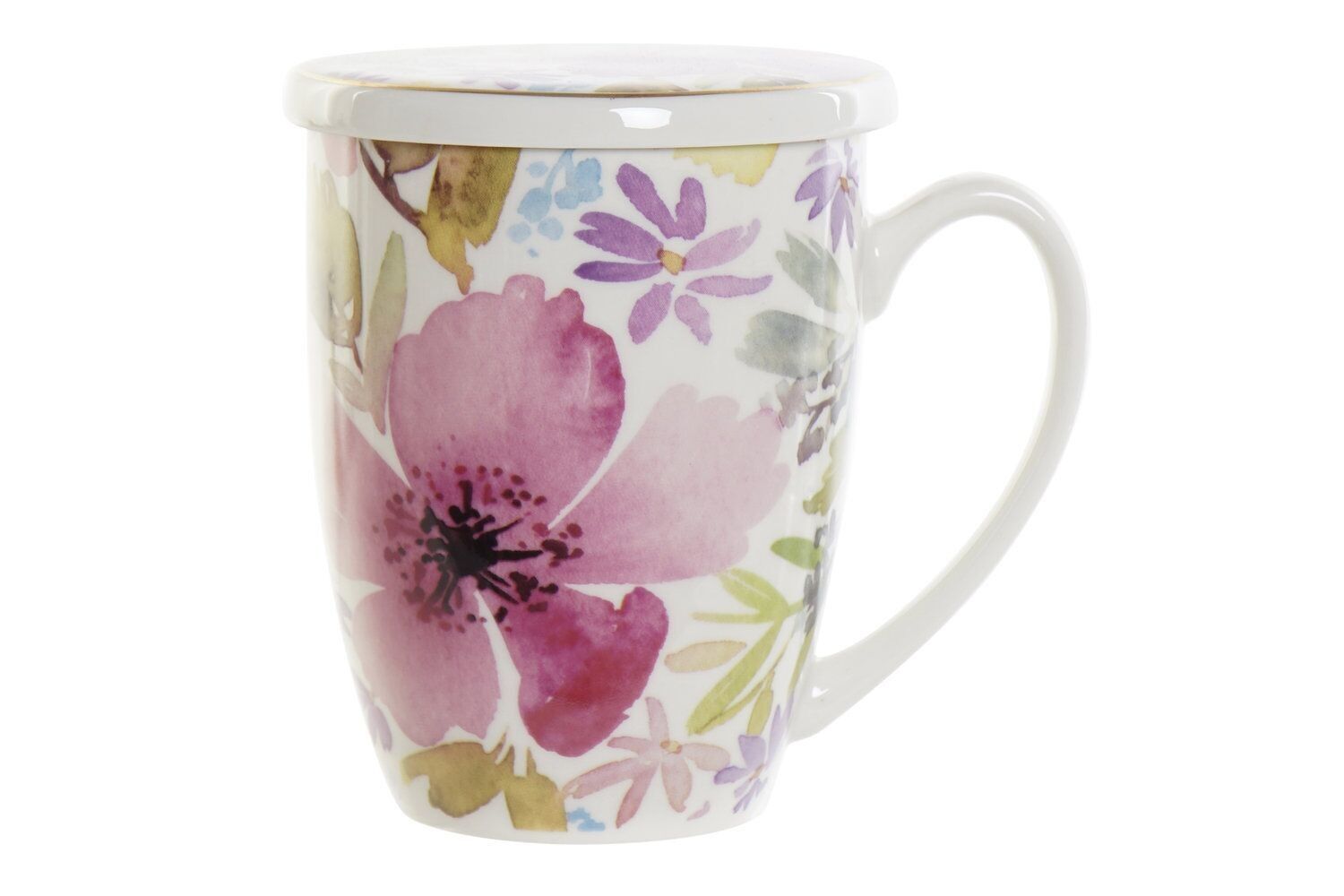 PORZELLAN-INFUSIONSBECHER 12X9X11 380ML, BLUMEN 2 S PC189356