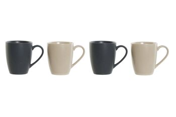 MUG SET 4 GRES HOMME 19X13X31 300 ML, BEIGE PC189473 3