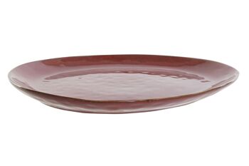 PLATEAU GRÈS 37X30,4X3,4 TERRACOTTA VERRE PC189588 3