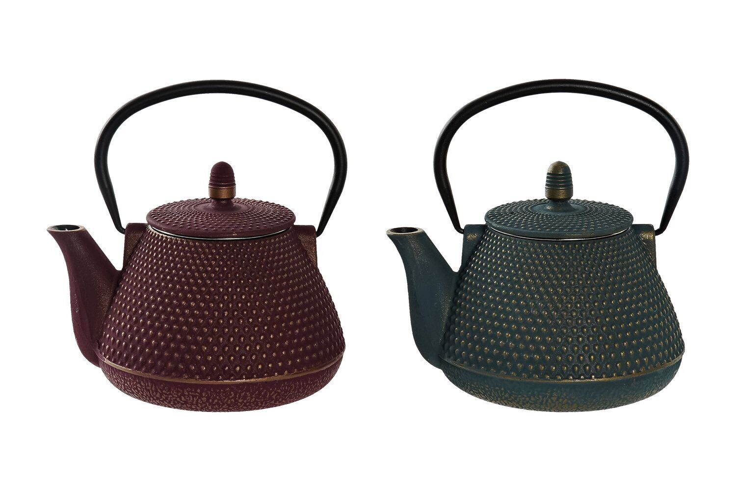 TEEKANNE AUS GUSSEISEN 16,5X14,5X14 1000ML, 2 SORTIMENTE. PC189880