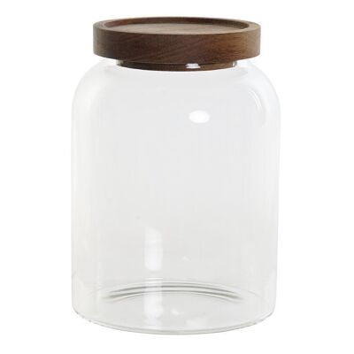 BOTE BOROSILICATO ACACIA 11,5X11,5X16 1,25L, PC191540