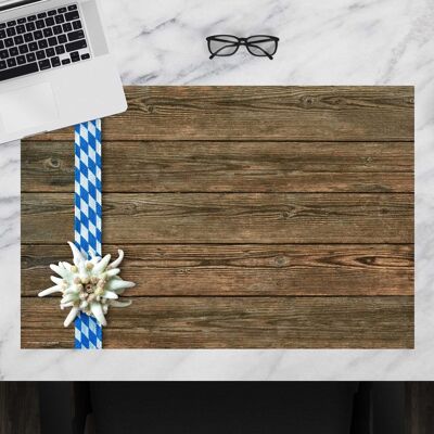 Desk pad made of premium vinyl - Edelweiß - 60 x 40 cm (BPA-free)