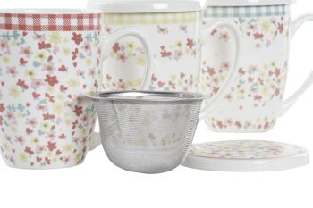 MUG INFUSION PORCELAINE 12X9X11 380ML, FLEURS 3 S PC192983 2