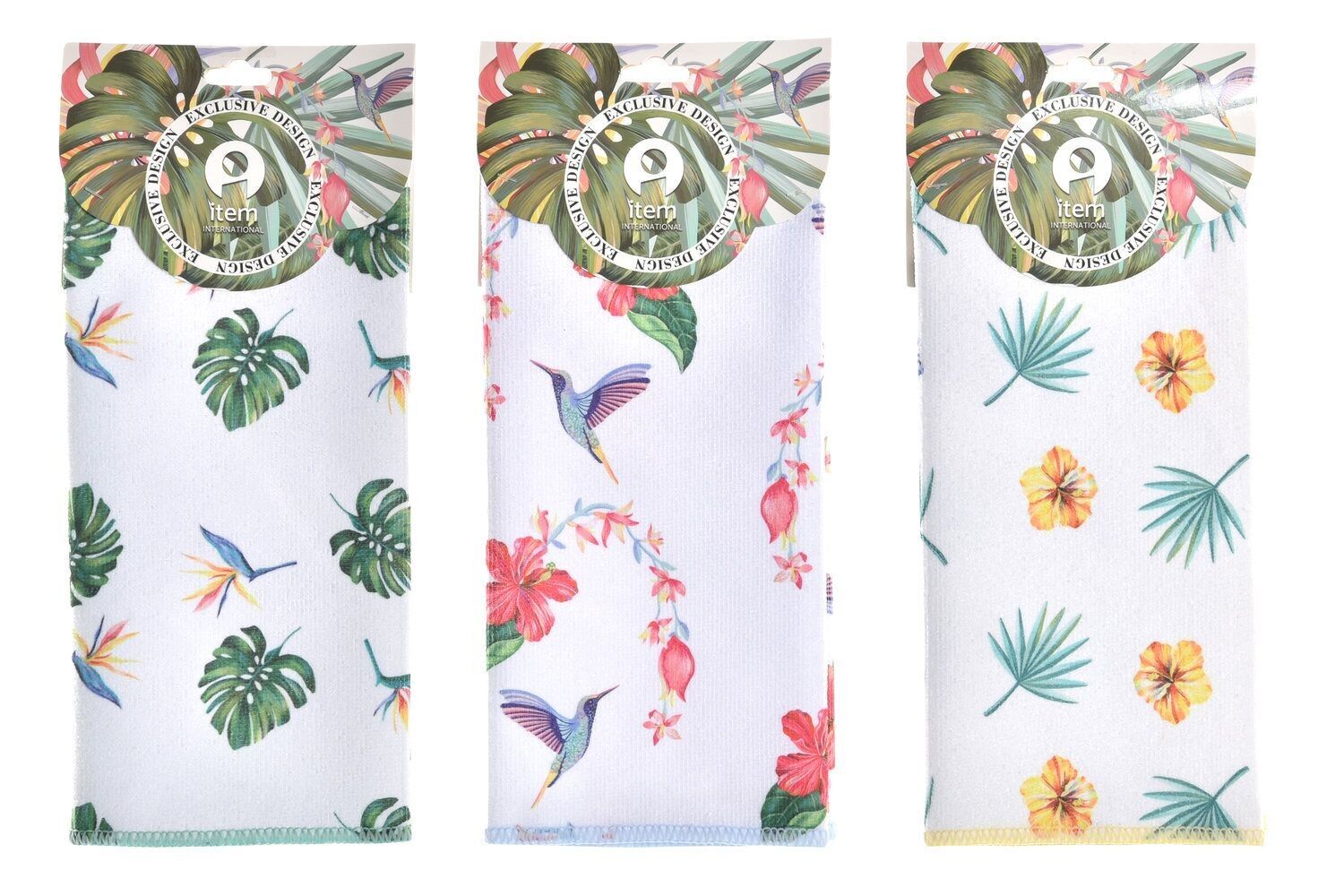 MIKROFASER-TUCH 40X60X0,5 TROPIC GARDEN 3 SORTIMENTE. PC193005