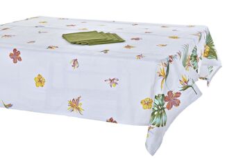 NAPPE SET 5 COTON 150X150X0,5 TROPIC GARDEN PC193033 5