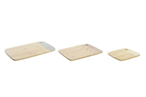 Acomoda Textil – Tabla De Cortar De Bambú Para Cocina. Bandeja De Madera  Resistente Para Picar, Trocear Y Servir. (set 3 Tablas, 20x15/30x23/38x29  Cm) con Ofertas en Carrefour