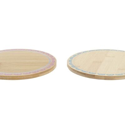 BAMBOO PLACEMAT 20X20X1 AFRICA 2 ASSORTED. PC193091