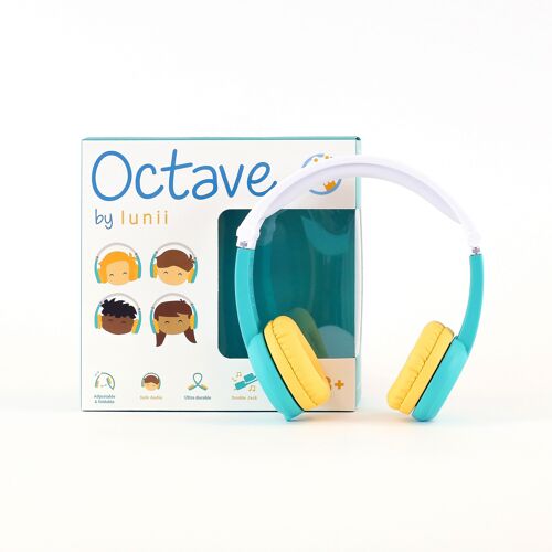 Cuffie audio per bambini Octave | Compatibili con la Fabbrica delle Storie