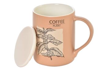 MUG INFUSION PORCELAINE 12X8X11 420ML BOTANIQUE 2 PC193993 3