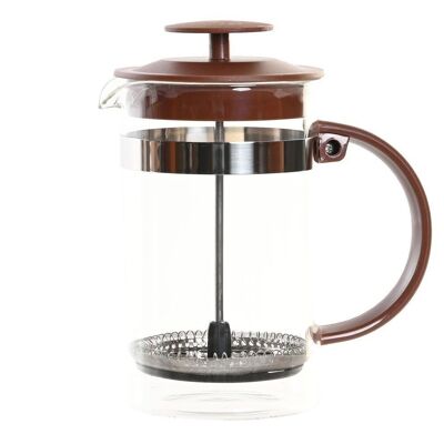 CAFETIÈRE INOX BOROSILICATE 16X9X18,5 600ML PC194168