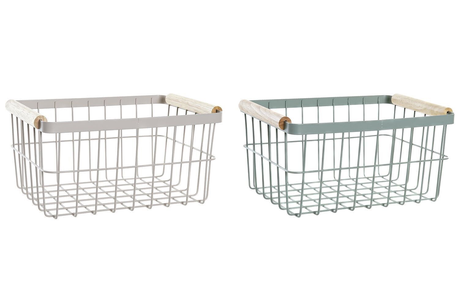 KORB AUS KIEFERMETALL 30,5X20X14,5 2 SORTIMENTE. PC194385