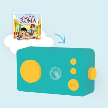 Cofanetto con audiolibro La Lupa di Roma | Storie da ascoltare sulla Fabbrica delle Storie 2