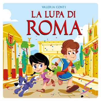 Cofanetto con audiolibro La Lupa di Roma | Storie da ascoltare sulla Fabbrica delle Storie 4