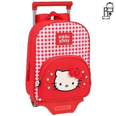 Hello Kitty Mochila con carro 34x26 cm.