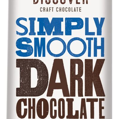 Simply Smooth Dark Chocolate - No Added sugar, Vegan friendly