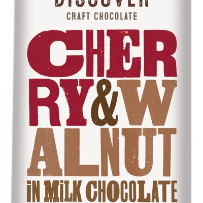 Cherry and Walnut in Milk Chocolate - No added sugar