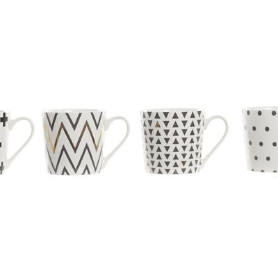 STONEWARE MUG 13X9X9 410ML 4 ASSORTMENTS. PC194970