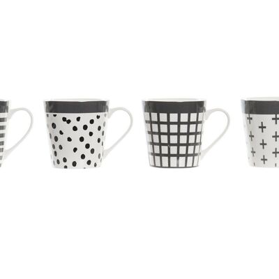 STONEWARE MUG 12X9X9 340ML, 4 ASSORTMENTS. PC194972