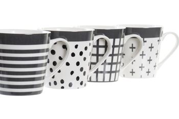 TASSE EN GRÈS 12X9X9 340ML, 4 ASSORTIMENTS. PC194972 5