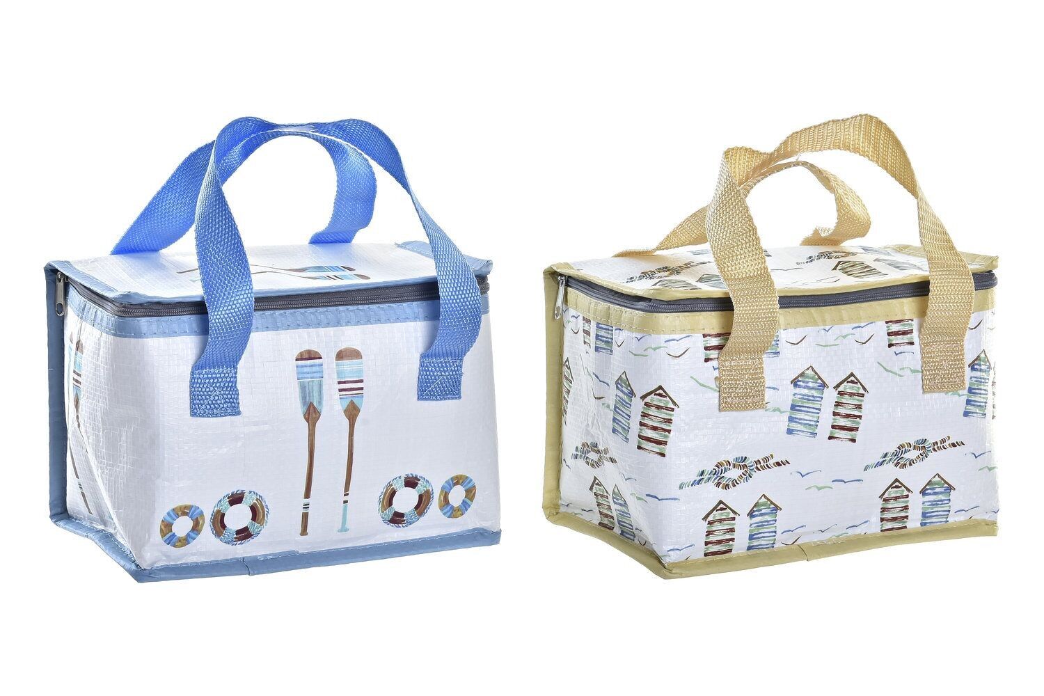 BORSA TERMICA PP NYLON 21X14X13 SALITRE 2 ASSORTIMENTI. PC195288