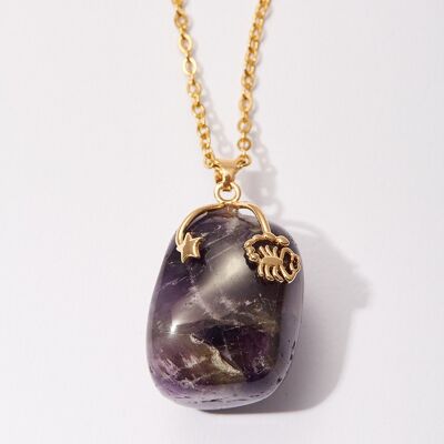 Zodiac - pendant with chain - Scorpio