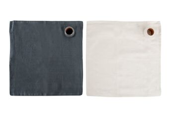 SET INDIVIDUEL 12 COTON 47X40X40 4 SERVIETTES 2 PC197479 8