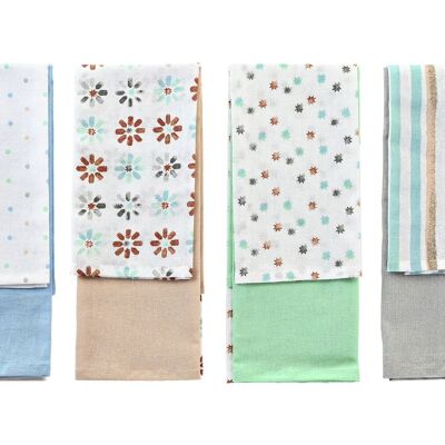 CLOTH SET 2 COTTON 60X40X0,5 160 4 ASSORTMENTS. PC200284