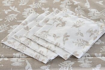 NAPPE SET 5 COTON 150X150X0,5 160 2 ASSORTIS. PC200293 7