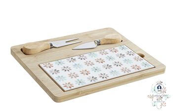 SET DE TABLE ENTRÉE 4 GRES BAMBOU 24,5X20X1,2 PC200336 1