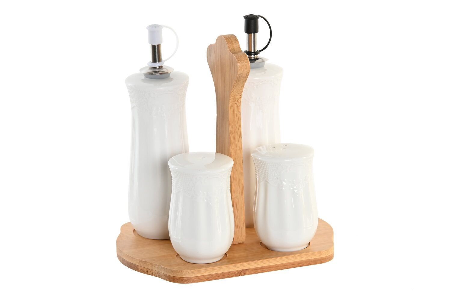 ÖLESIGKANNE SET 5 PORZELLAN 17X12,5X18 PC202305