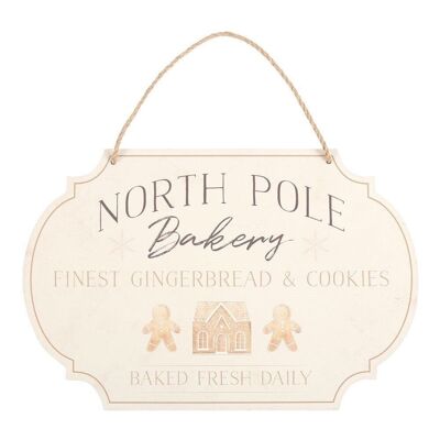 Panneau suspendu North Pole Bakery