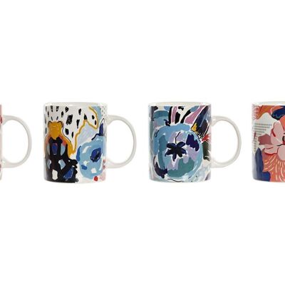 PORCELAIN MUG 12X8X9,5 320ML FLORAL 4 ASSORTMENTS. PC194982