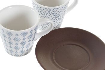 CAFE SET 6 GRÈS 14X15X30 90 ML, CARRELAGE PC194996 4