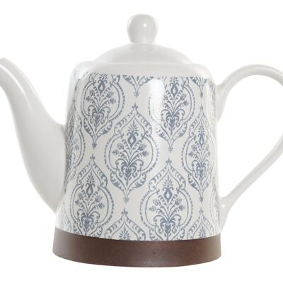 STONEWARE RUBBERWOOD TEAPOT 24X12.5X16.5 1L, TILES PC194999