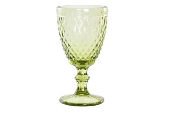 VERRE VERRE 8.7X8.7X17 325ML, GRAVURE VERTE PC195011 1