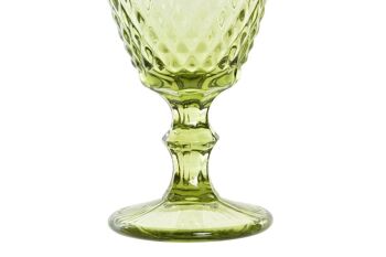 VERRE VERRE 8.7X8.7X17 325ML, GRAVURE VERTE PC195011 3