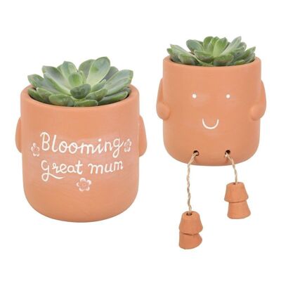 Blooming Great Mum Sentado Plant Pot Pal