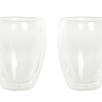 VERRE SET 2 VERRE 9X9X10,2 380ML DOUBLE STOP PC202328