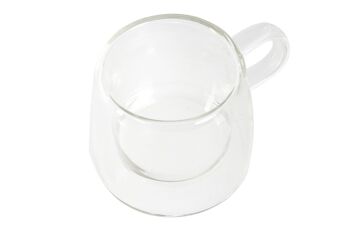 MUG SET 2 VERRE 8X5,5X5,5 80ML, DOUBLE STOP PC202332 3