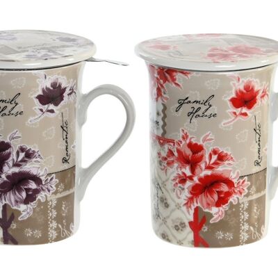 PORCELAIN INFUSION MUG 11X8,5X11 280ML CLASSIC 2 PC202556