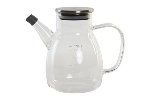 ACEITERA BOROSILICATO INOX 17X10X15,5 550ML PC202866