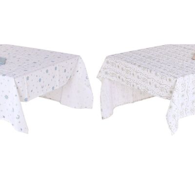 TABLECLOTH SET 5 COTTON 150X150X0,5 180GSM 2 ASSORTED. PC204248