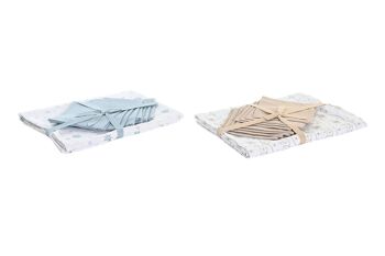 NAPPE SET 9 COTON 150X250X0,5 180GSM 2 ASSORTIES. PC204249 4