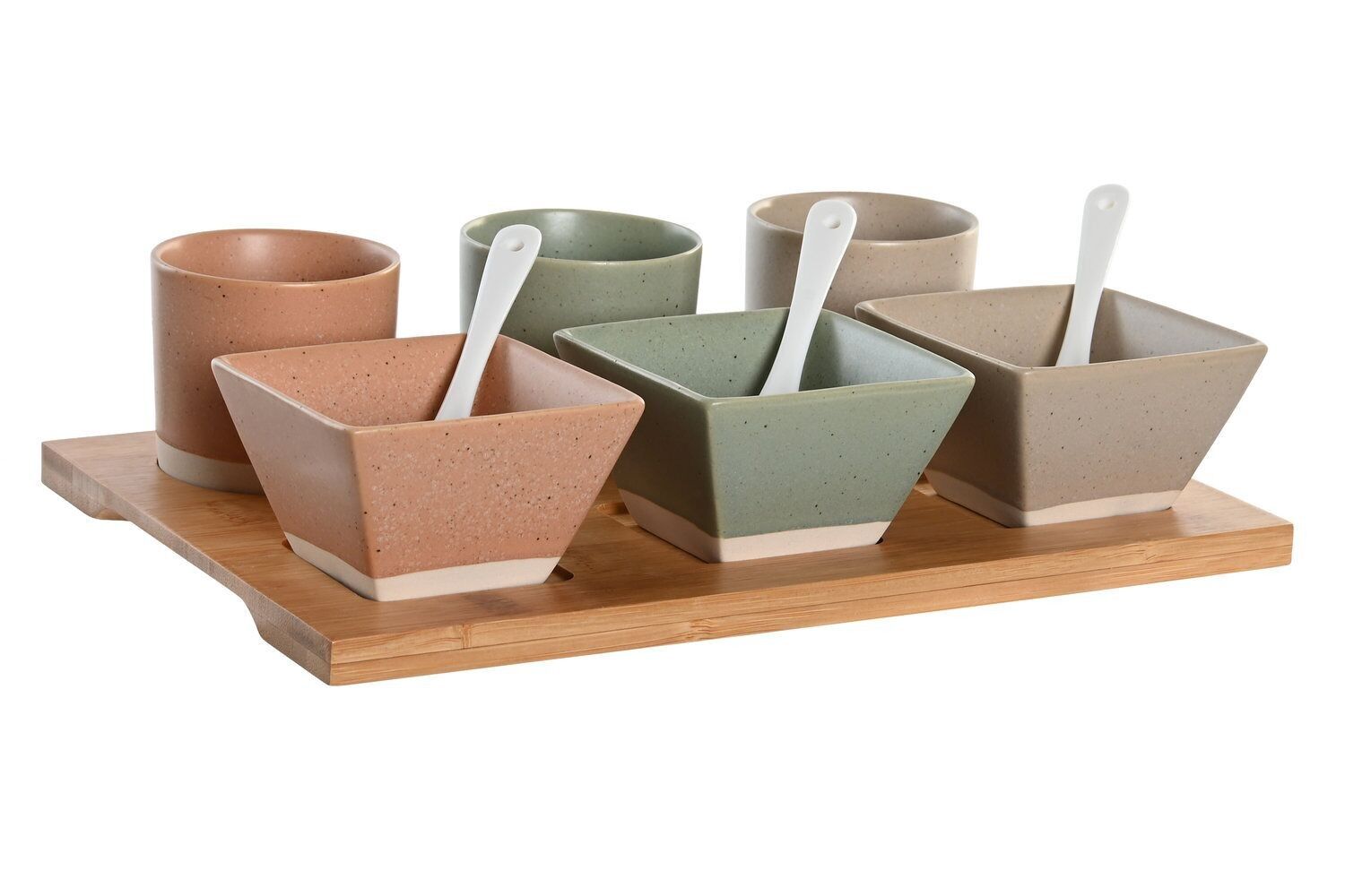 VORSPEISEN SET 10 BAMBUS PORZELLAN 28X18,8X1,5 PC204906