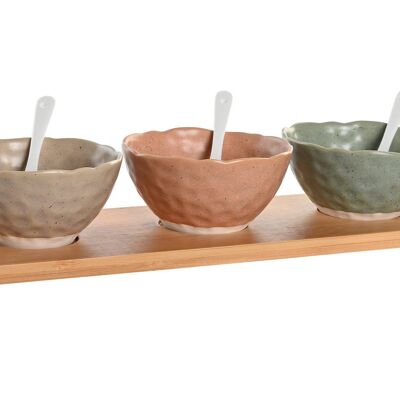 ANTIPASTO SET 7 BAMBOO PORCELLANA 35X11,5X1,5 PC204909
